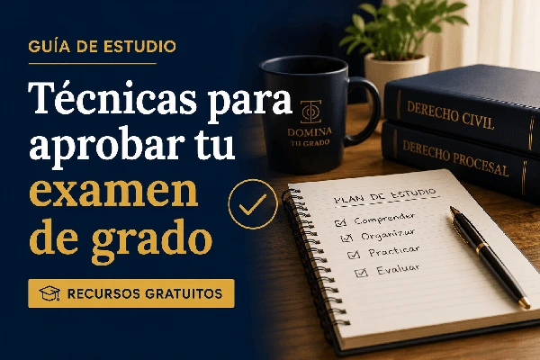 Técnicas para aprobar tu examen de grado